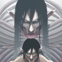 This is a pixiv picture whose title is 「進撃の巨人」.