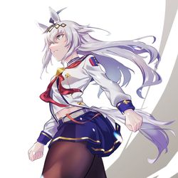 This is a pixiv picture whose title is オグリキャップ.
