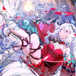 This is a pixiv picture whose title is Skadi.
