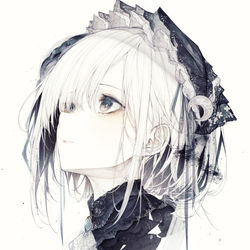 This is a pixiv picture whose title is 🌒.