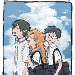 This is a pixiv picture whose title is 下校.