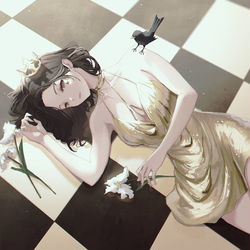 This is a pixiv picture whose title is Demi.