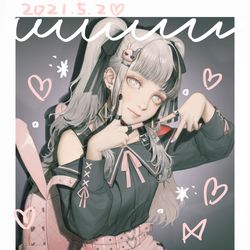 This is a pixiv picture whose title is チェキ.