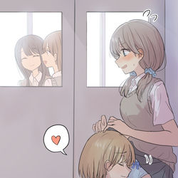This is a pixiv picture whose title is 秘密.