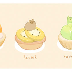 This is a pixiv picture whose title is ねこタルト.