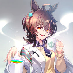 This is a pixiv picture whose title is アグネスタキオン.