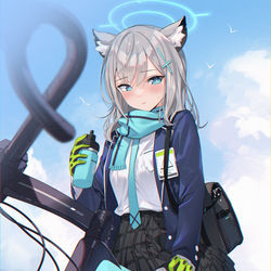 This is a pixiv picture whose title is シロコ.