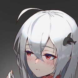 This is a pixiv picture whose title is 浊心斯卡蒂.