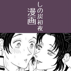 This is a pixiv picture whose title is しの炭初夜漫画.