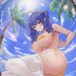 This is a pixiv picture whose title is 水着ポーラ.