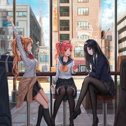 This is a pixiv picture whose title is Afterschool.