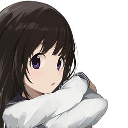 This is a pixiv picture whose title is 千反田える.