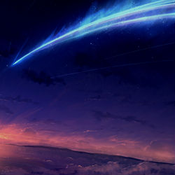 This is a pixiv picture whose title is 君の名は.