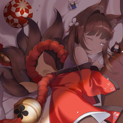 This is a pixiv picture whose title is 穏やかな夢.