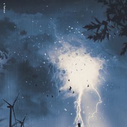 This is a pixiv picture whose title is tempest.