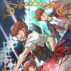 This is a pixiv picture whose title is アイドルユニット村正.