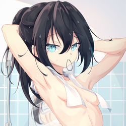 This is a pixiv picture whose title is After bath.