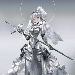 This is a pixiv picture whose title is Platinum.