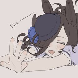 This is a pixiv picture whose title is ウマ娘たち.