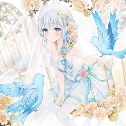 This is a pixiv picture whose title is 「仕事絵」 Othello syndrome.