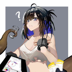This is a pixiv picture whose title is 两面包夹芝士.