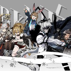 This is a pixiv picture whose title is 明日方舟 全干员 大长图20210208.