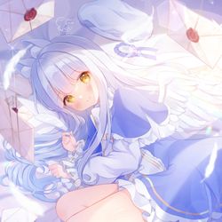 This is a pixiv picture whose title is 「―届きますように」.