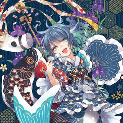 This is a pixiv picture whose title is こいのぼり.