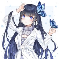 This is a pixiv picture whose title is 蒼彩なび.