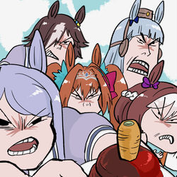 This is a pixiv picture whose title is ウマ娘詰.