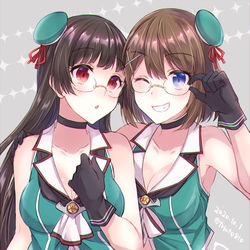 This is a pixiv picture whose title is 【艦これまとめ14】姉妹百合BOX⑦＋FANBOX開設のお知らせ.