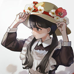 This is a pixiv picture whose title is ポピーとメイド.