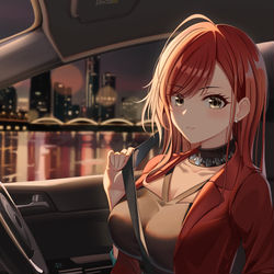 This is a pixiv picture whose title is 有栖川夏葉.