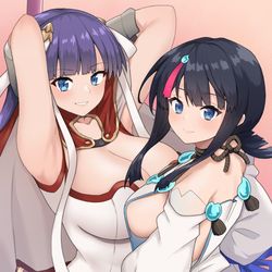 This is a pixiv picture whose title is マルタ＋エリセ.