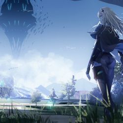 This is a pixiv picture whose title is Dawn of the 1000 years.