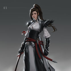 This is a pixiv picture whose title is OC - Akane Sgail.