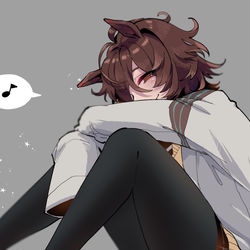 This is a pixiv picture whose title is タキオン.