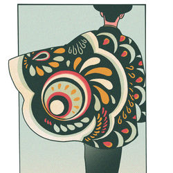 This is a pixiv picture whose title is 鯉.