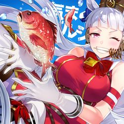 This is a pixiv picture whose title is 気まぐれオトメのゴルシちゃん☆.