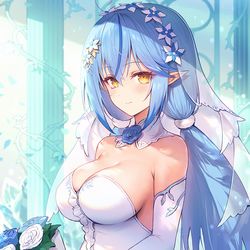 This is a pixiv picture whose title is 雪花ラミィ.