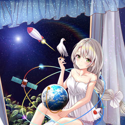 This is a pixiv picture whose title is Aquila.