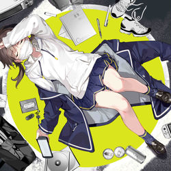 This is a pixiv picture whose title is 社会距離.