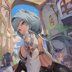 This is a pixiv picture whose title is 【Genshin Impact】ユーラ | Eula.