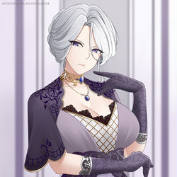 This is a pixiv picture whose title is Violet.