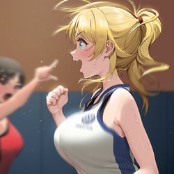 This is a pixiv picture whose title is やっった！.