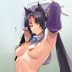 This is a pixiv picture whose title is 牛若丸.