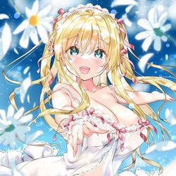 This is a pixiv picture whose title is 金髪の少女.