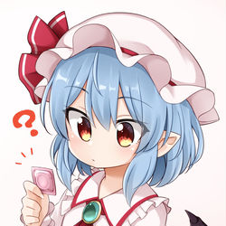 This is a pixiv picture whose title is 「なにかしらコレ…？」.