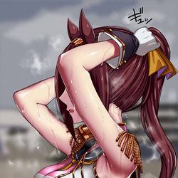 This is a pixiv picture whose title is 「もうひと勝負」.