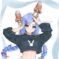 This is a pixiv picture whose title is Bunny bow.